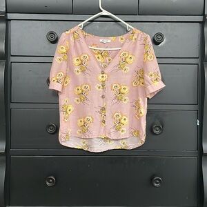 Madewell Daisy Print shirt